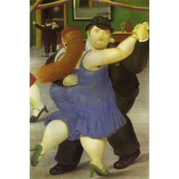Botero: "Dancers 2" 50x60 cm